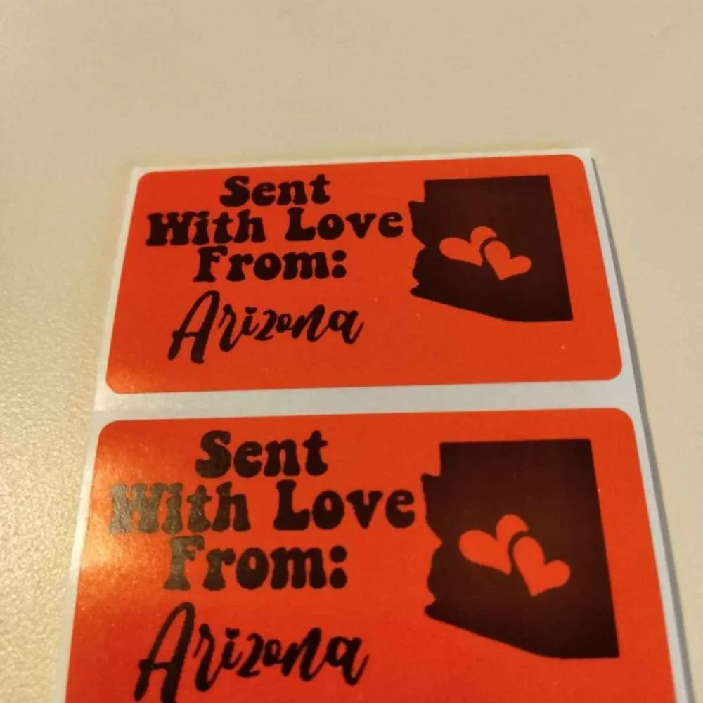 💙100 Arizona- Shipping Labels Thermal Packaging Stickers 2.25